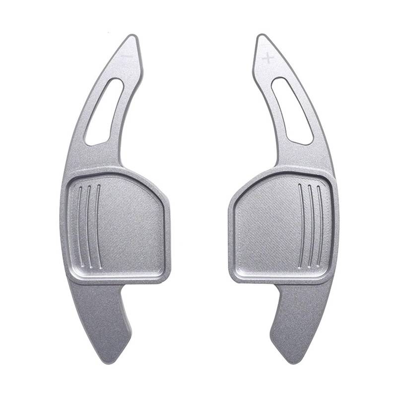 Paddle Shift Verlängerung Kompatibel Mit Für S8 2011-2016 Für SQ5 2013-2017 Für RS3 R8 2012 Für RS6 2013 Für Q7 2011-2018 Automatische Schaltwippenabdeckung Lenkrad-Schaltwippenverlängerung(Silver) von SAQIYEU