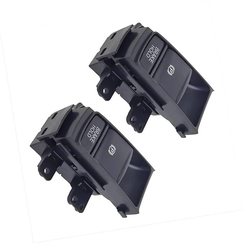 SAQIYEU Auto Handbremse Schalter Kompatibel Mit Für HR-V 2016 2017 2018 2019 2020 2-teiliger Client-Auto-Handbremsknopf Parkbremsschalter Autoteile-Zubehör von SAQIYEU