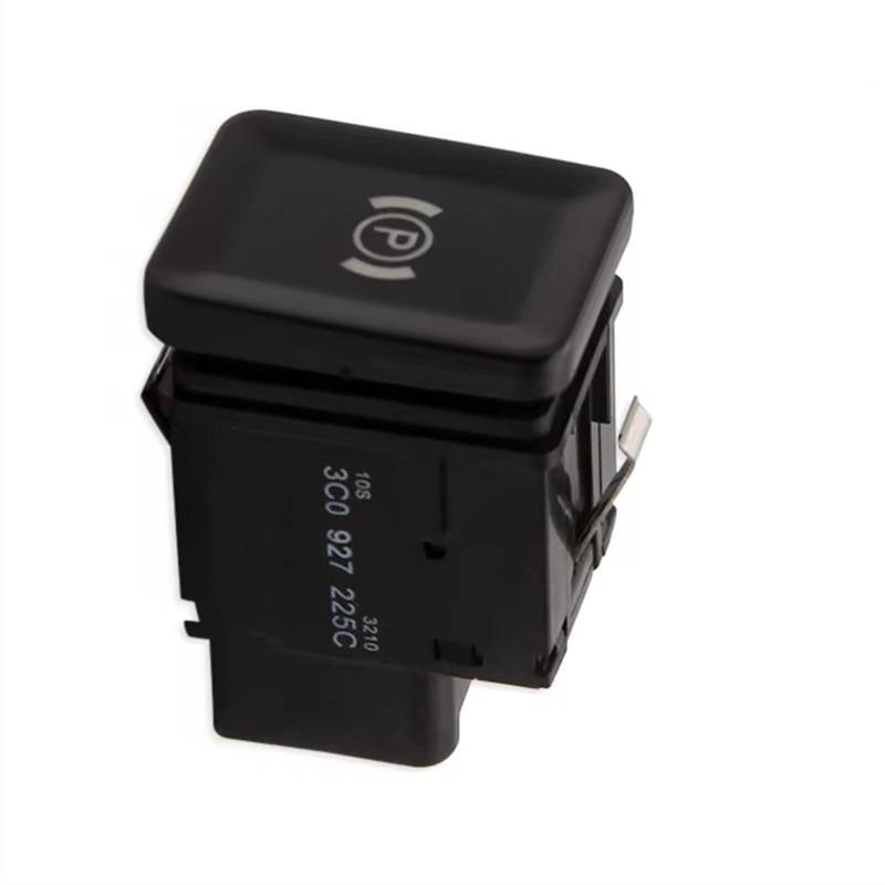 SAQIYEU Auto Handbremse Schalter Kompatibel Mit VW Für Passat Für B6 2006 2007 2008 2009 Handbremsknopfschalter Zubehör Auto-Parkbremsschalter OE: 3C0927225C von SAQIYEU