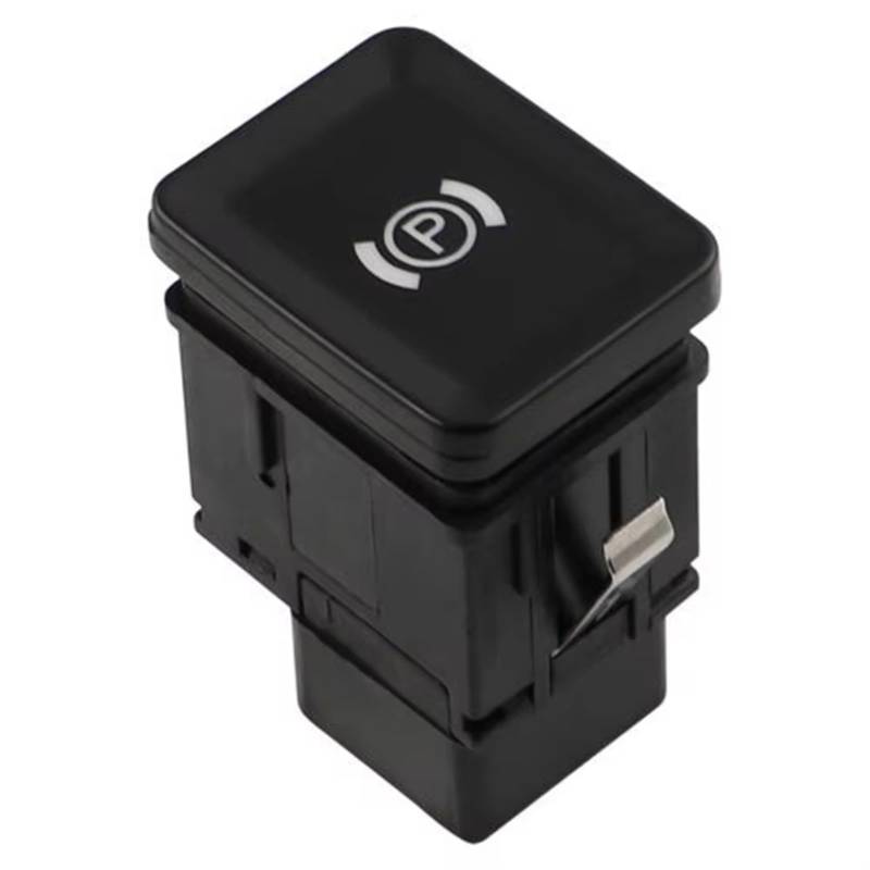 SAQIYEU Auto Handbremse Schalter Kompatibel Mit VW Für Passat Für CC B6 Elektronischer Handbremsen-Parkschalterknopf Kunststoff-Parkbremsschalter Handbremsknopf OEM: 3C0927225C von SAQIYEU