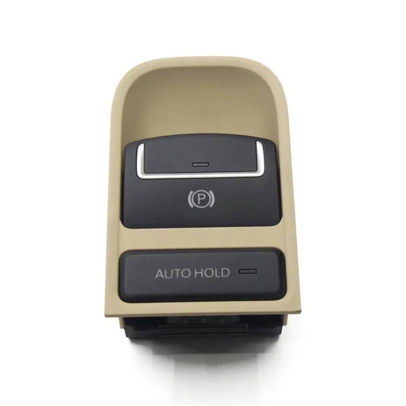 SAQIYEU Auto Handbremse Schalter Kompatibel Mit VW Für Sharan 2011 2012 2013 2014 2015 2016 Elektronischer Automatischer Handbremsknopf Parkbremsschalter 5N0927225A 5N0 927 225A(Yellow) von SAQIYEU