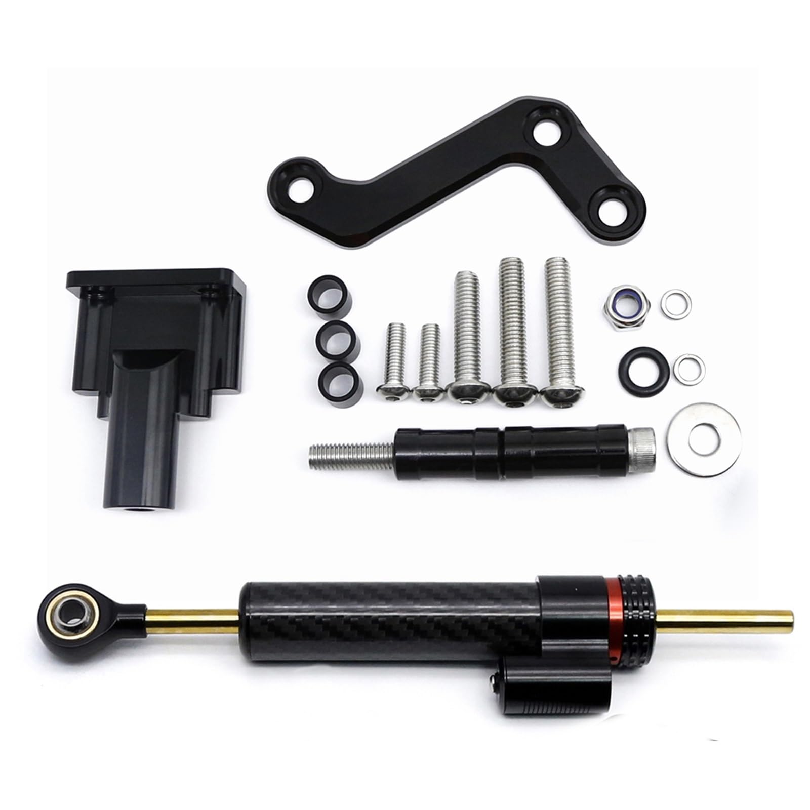 SAQIYEU Einstellbare Lenkungsdämpfer Kompatibel Mit Yamaha Für MT-03 2020-2023 Aluminium Carbon Lenkungsdämpfer Stoßdämpfer Halterung Montage Unterstützung Motorrad Zubehör SAQIYEU Einstellbare Lenkungsdämpfer Kompatibel Mit Yamaha Für MT-03 2020-2023 Aluminium Carbon Lenkungsdämpfer Stoßdämpfer Halterung Montage Unterstützung Motorrad Zubehör von SAQIYEU
