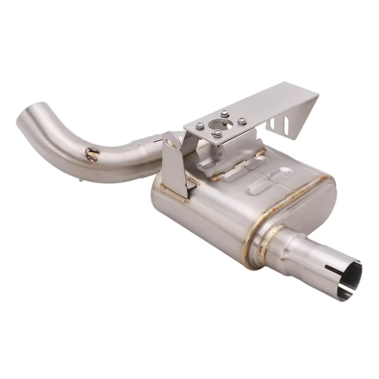 SAQIYEU Motorrad Slip-On Auspuff Für Benelli Für 302S Für BN302S BJ302 Motorradauspuff Für Escape Modifizierter Mittelverbindungsrohr Gegendruck Für Connect 50,5 mm-Schalldämpfer SAQIYEU Motorrad Slip-On Auspuff Für Benelli Für 302S Für BN302S BJ302 Motorradauspuff Für Escape Modifizierter Mittelverbindungsrohr Gegendruck Für Connect 50,5 mm-Schalldämpfer von SAQIYEU