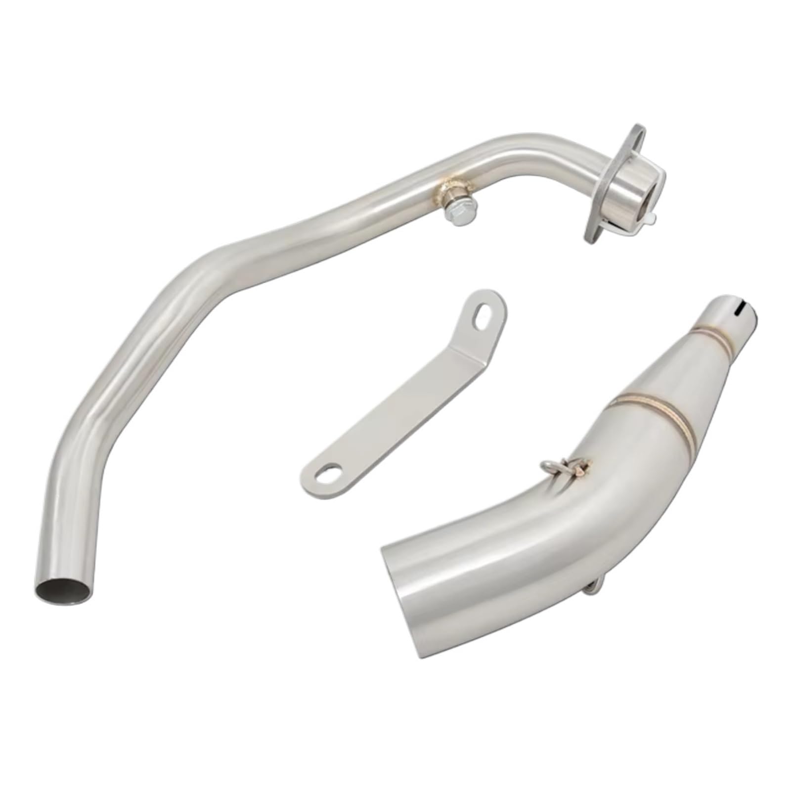 SAQIYEU Motorrad Slip-On Auspuff Für CB150R 2017 2018 2019 2020 2021 2022 Motorradauspuff Für Escape Schalldämpfer Modifiziertes Vorderes Mittelverbindungsrohr Motorrad Auspuffrohradapter SAQIYEU Motorrad Slip-On Auspuff Für CB150R 2017 2018 2019 2020 2021 2022 Motorradauspuff Für Escape Schalldämpfer Modifiziertes Vorderes Mittelverbindungsrohr Motorrad Auspuffrohradapter von SAQIYEU