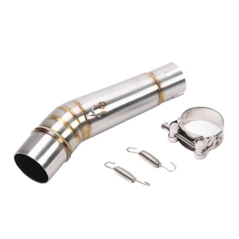 SAQIYEU Motorrad Slip-On Auspuff Für CBR250R 2011 2012 2013 2014 2015 2016 2017 Motorradauspuffrohr Für Escape Echappement Modifizierter Schalldämpfer 51mm Slip On Mittelverbindungsrohr von SAQIYEU