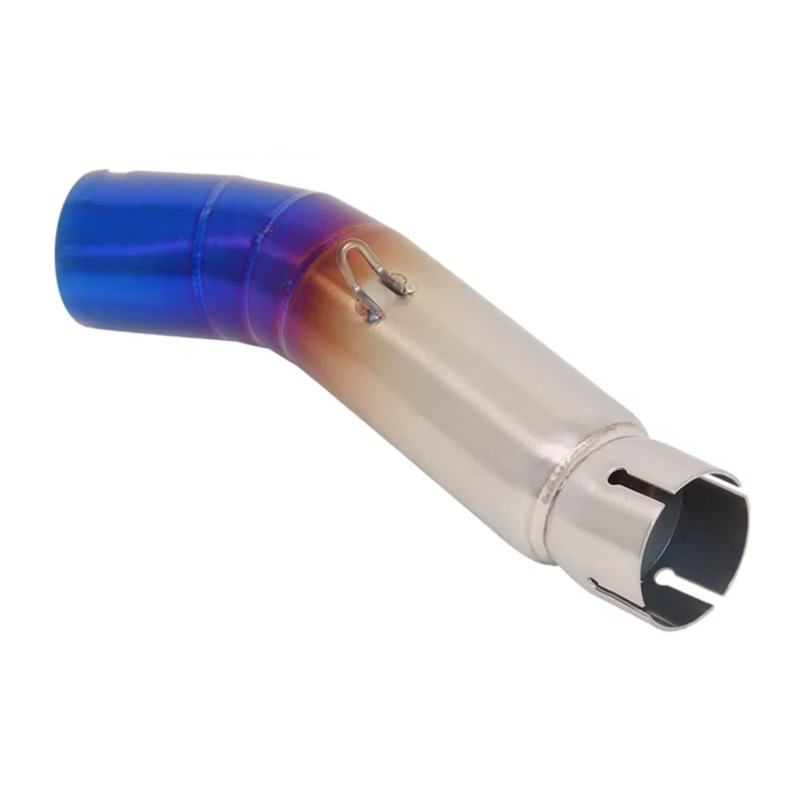 SAQIYEU Motorrad Slip-On Auspuff Für CBR500 Für CBR500R Für CB500X Für CB500F 2013-2019 Motorradauspuff Für Escape Moto Schalldämpfer Mittelverbindungsrohr Motorradauspuffrohr(Multi-Colored) von SAQIYEU