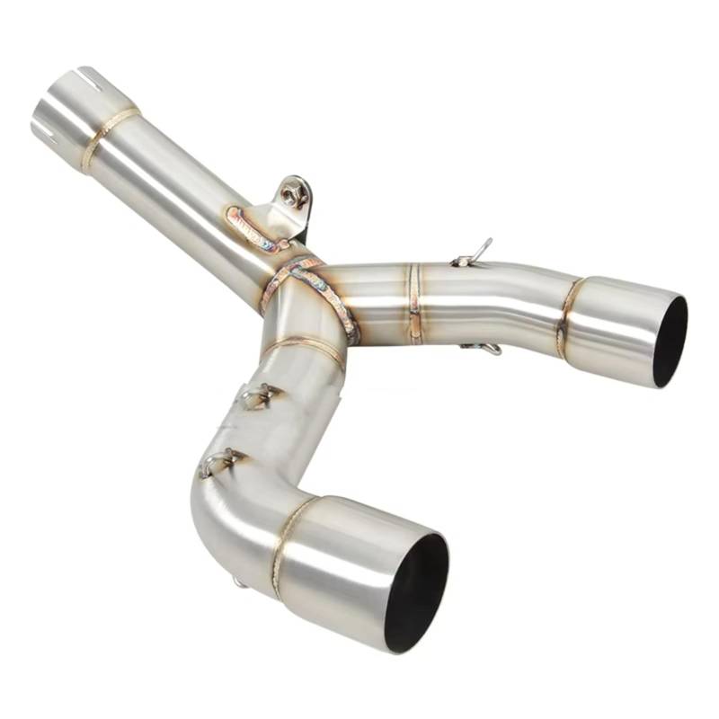 SAQIYEU Motorrad Slip-On Auspuff Für CRF450R Für CRF450RX 2015 2016 Motorradauspuffanlagen Für Escape Moto Mittelverbindungsrohr Für Connect 50,8 MM Schalldämpfer von SAQIYEU
