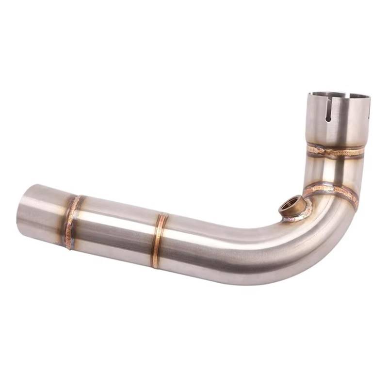 SAQIYEU Motorrad Slip-On Auspuff Für Cbr600Rr Für F5 2005-2019 Motorradauspuff Motocross Für Escape Moto Ändern Verbindungsrohr Verbinden Schalldämpfer Auspuff Adapter Stecker von SAQIYEU