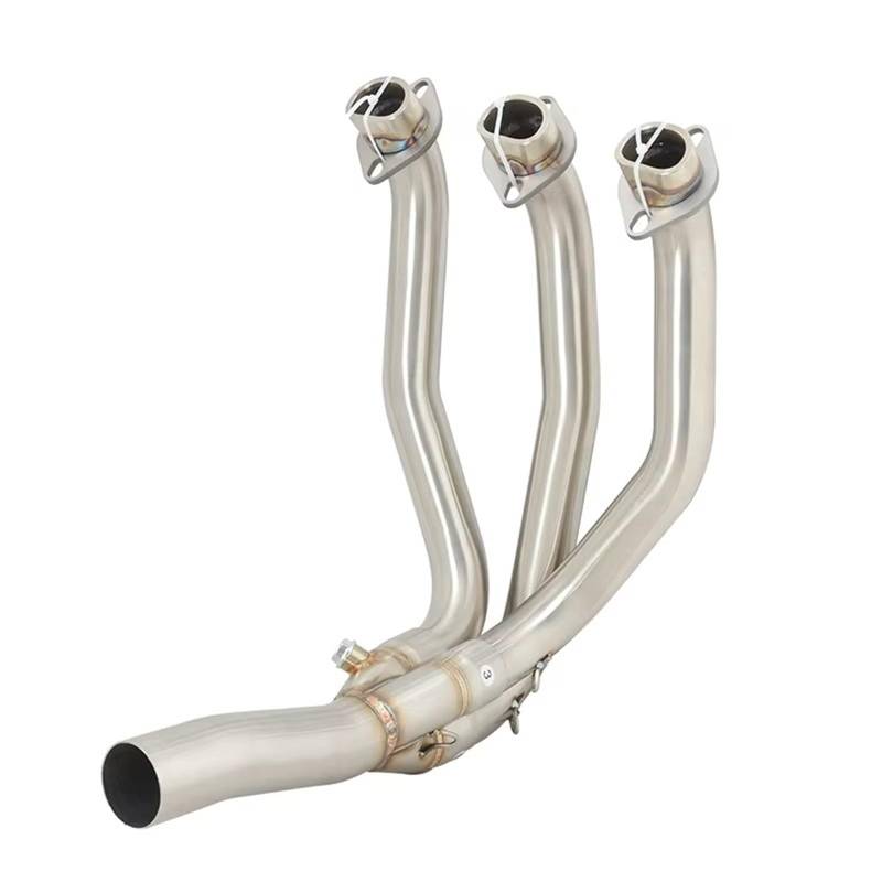 SAQIYEU Motorrad Slip-On Auspuff Für Daytona 675 R 2013-2017 Motorradauspuffanlage Für Espace Moto Front Link Pipe Für Connect Muffler Motorradauspuff Vent Link Pipe von SAQIYEU