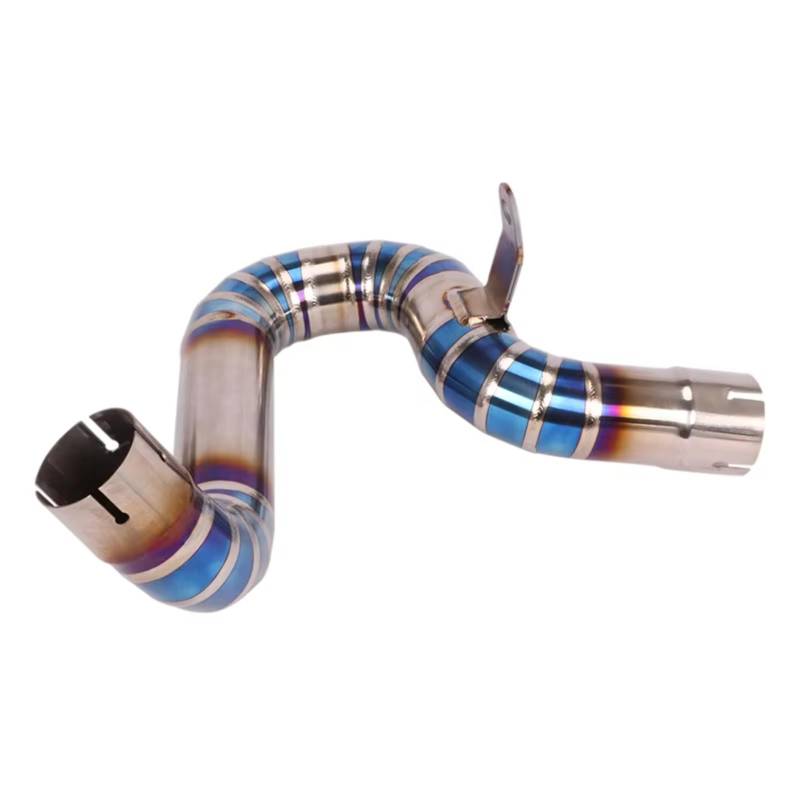 SAQIYEU Motorrad Slip-On Auspuff Für F750GS F850GS F750 F850 2019 2020 Motorradauspuff Für Escape Modify Mid Link Pipe Verbindungsrohr Motorradauspuffrohr Endrohr(Multi-Colored) von SAQIYEU