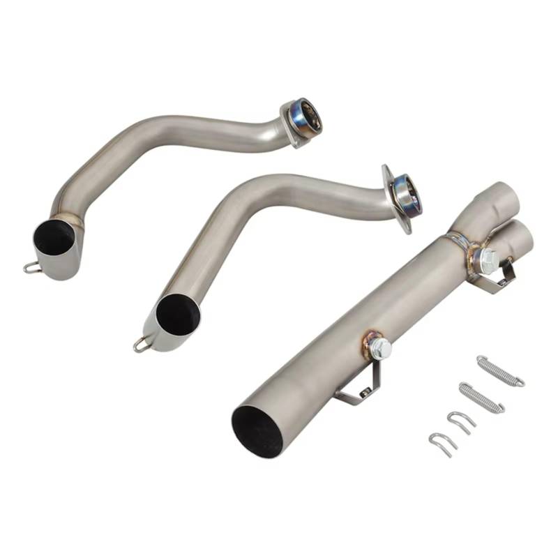 SAQIYEU Motorrad Slip-On Auspuff Für F900R Für F900XR 2020 2021 2022 2023 2024 Motorradauspuff Für Fluchtsysteme Vorne Mitte Verbindungsrohr Für Connect Schalldämpfer von SAQIYEU