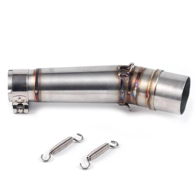 SAQIYEU Motorrad Slip-On Auspuff Für NC700 NC750X NC750 NC700S 2012-2017 Motorradauspuff Schalldämpfer Vollsystem Slip On Motorradauspuff Mittelverbindungsrohr von SAQIYEU