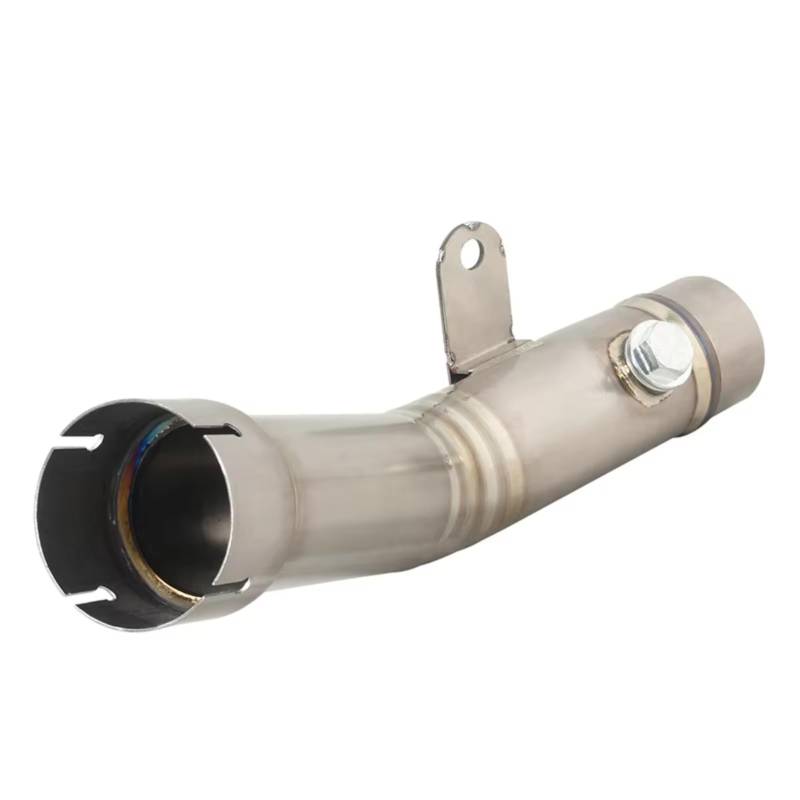 SAQIYEU Motorrad Slip-On Auspuff Für Ninja Für ZX6R 2023 2024 Motorradauspuff Für Escape System Modifizierter Schalldämpfer Mittelverbindungsrohr Motorradauspuffspitze Schalldämpfer von SAQIYEU