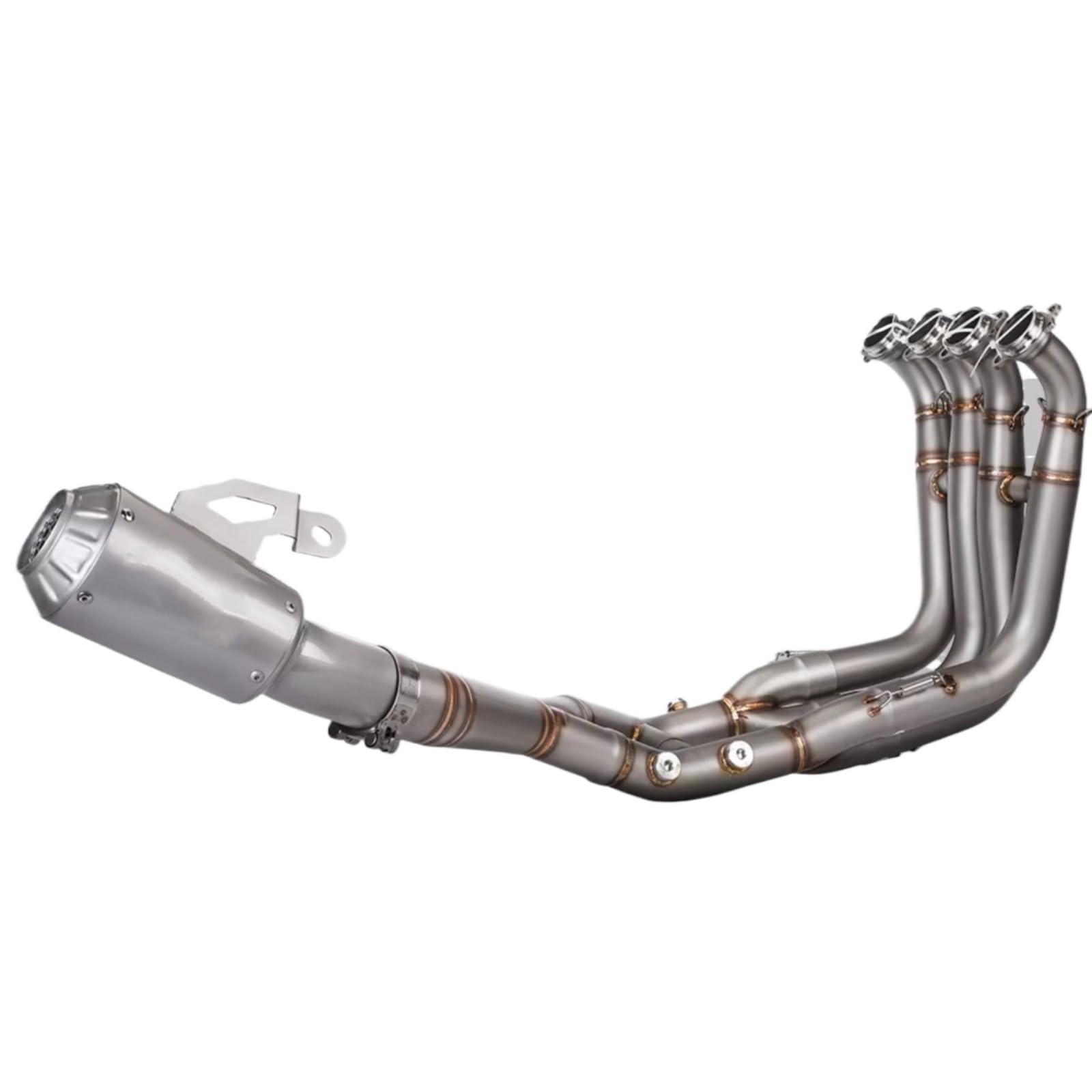 SAQIYEU Motorrad Slip-On Auspuff Für S1000R Für S1000RR 2019 2020 2021 2022 2023 Motorradauspuff Vorne Link Rohr Ändern Für Escape Motocross Schalldämpfer Rohr(Size2) von SAQIYEU