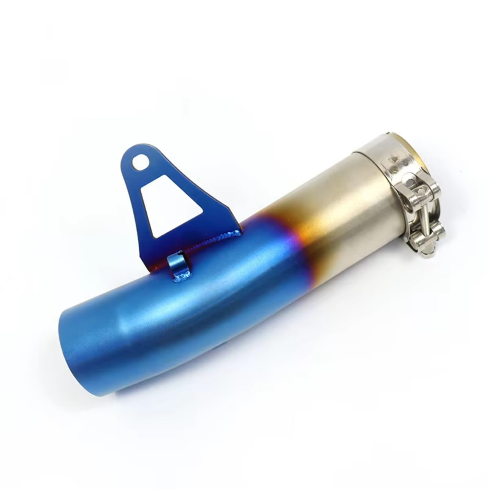 SAQIYEU Motorrad Slip-On Auspuff Für S1000RR 2009-2016 Motorrad Slip On Mittelauspuff Verbindungsrohr Adapter Anschluss Auspuff Mittelrohr Motorrad Auspuffrohr Endrohr(Multi-Colored) von SAQIYEU
