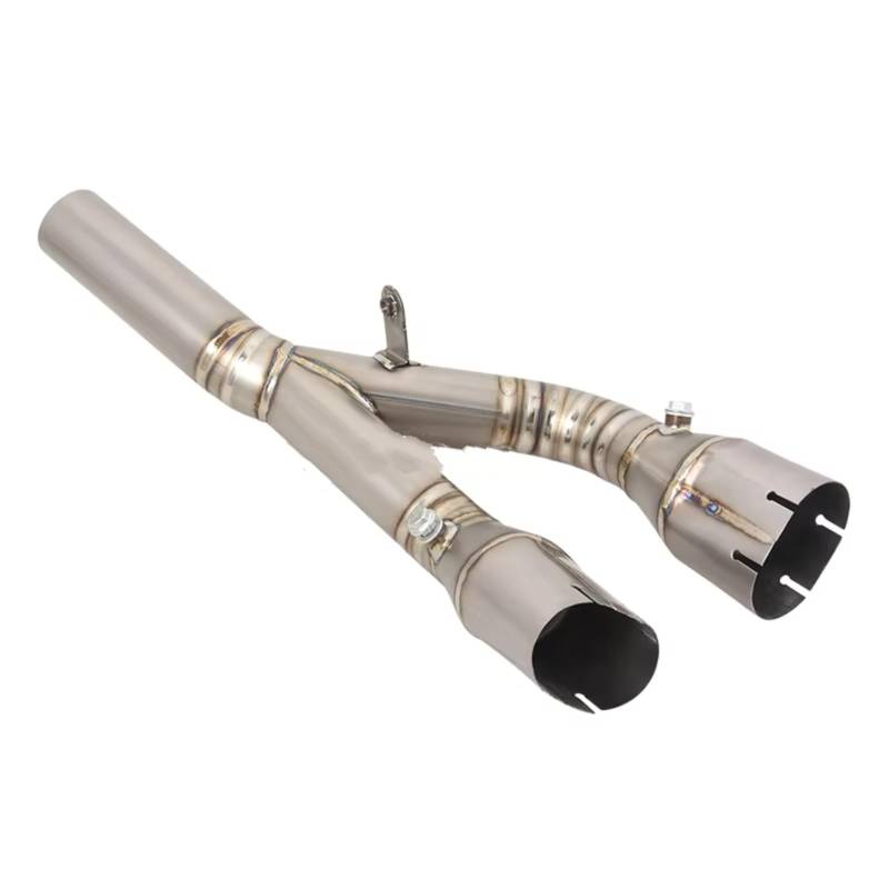 SAQIYEU Motorrad Slip-On Auspuff Für S1000RR Für S1000R 2019 2020 2021 2022 Motorradauspuff-Modifizierungssysteme Für Escape Mid Link Pipe Schalldämpfer Motorrad Vollauspuffsystem von SAQIYEU