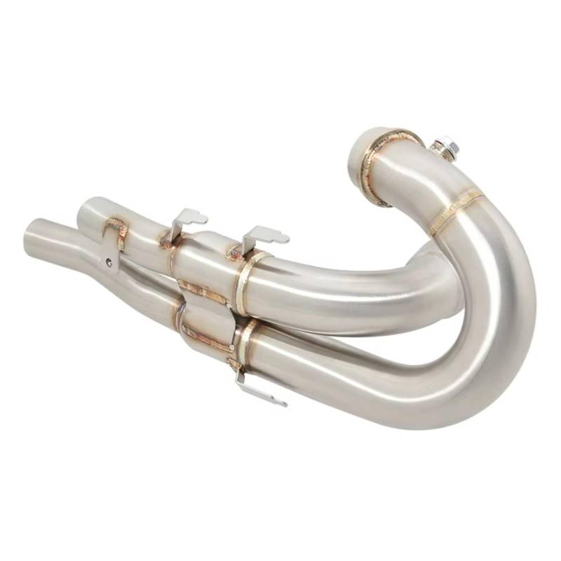 SAQIYEU Motorrad Slip-On Auspuff Für Scrambler 1200 XC XE 2019 2020 2021 2022 Motorradauspuff Komplettsystem Für Escape Moto Front Link Pipe Slip On Auspuffrohr von SAQIYEU