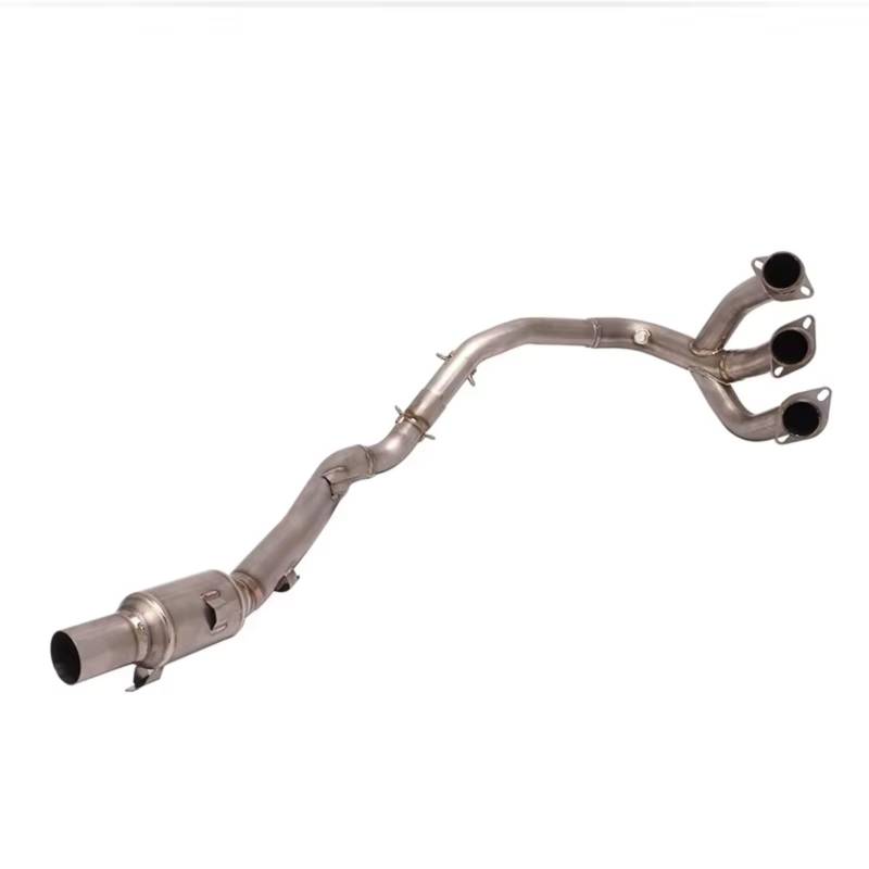 SAQIYEU Motorrad Slip-On Auspuff Für Tiger 900 GT Für Low Für Rally Pro 2020 2021 Motorradauspuff Für Escape System Slip On Front Middle Link Pipe Motorradauspuff-Verbindungsrohr von SAQIYEU