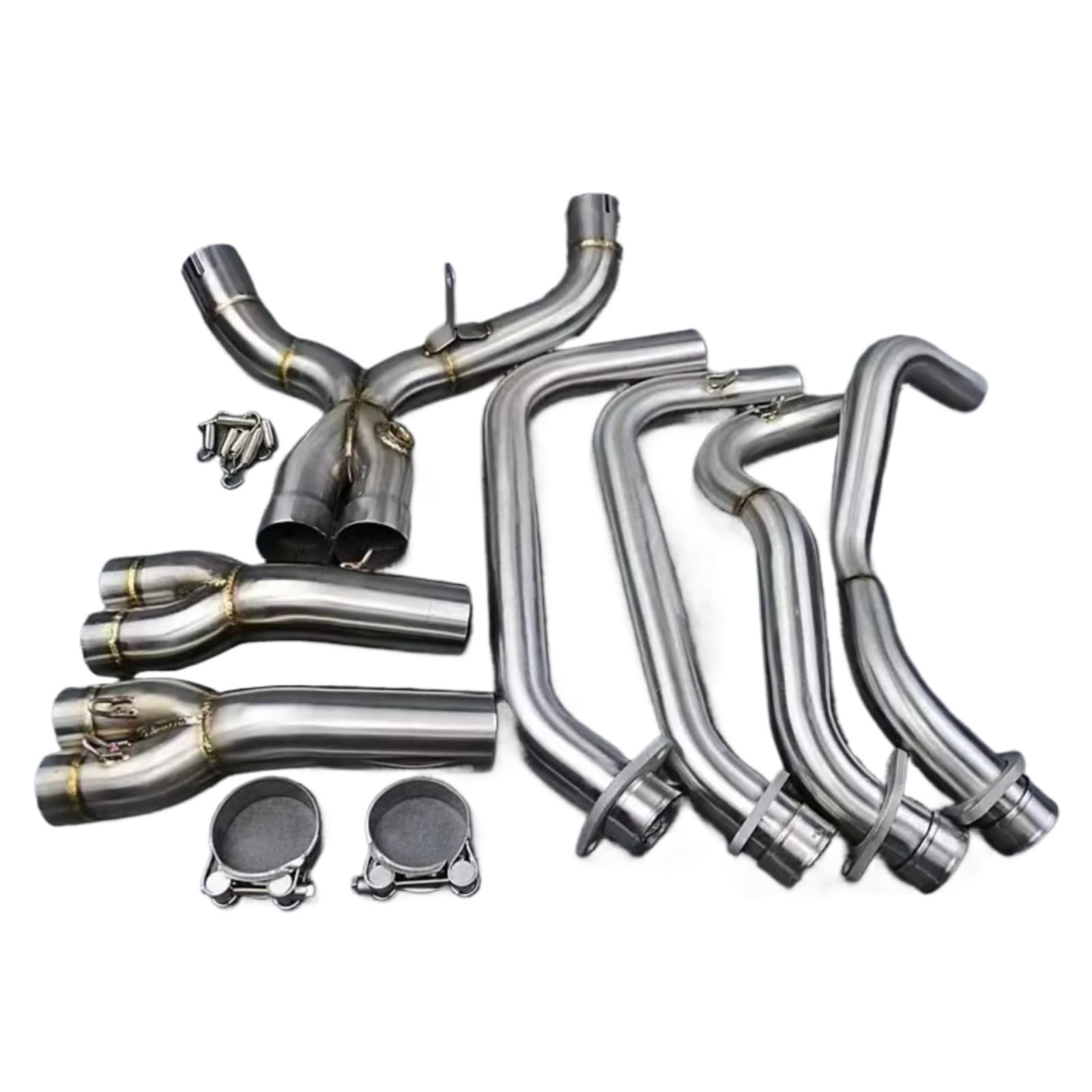 SAQIYEU Motorrad Slip-On Auspuff Für Z1000 2010-2021 Motorrad-Vollauspuffsysteme Auspuffrohr Edelstahl Front Link Pipe Esacpe Schalldämpfer SAQIYEU Motorrad Slip-On Auspuff Für Z1000 2010-2021 Motorrad-Vollauspuffsysteme Auspuffrohr Edelstahl Front Link Pipe Esacpe Schalldämpfer von SAQIYEU