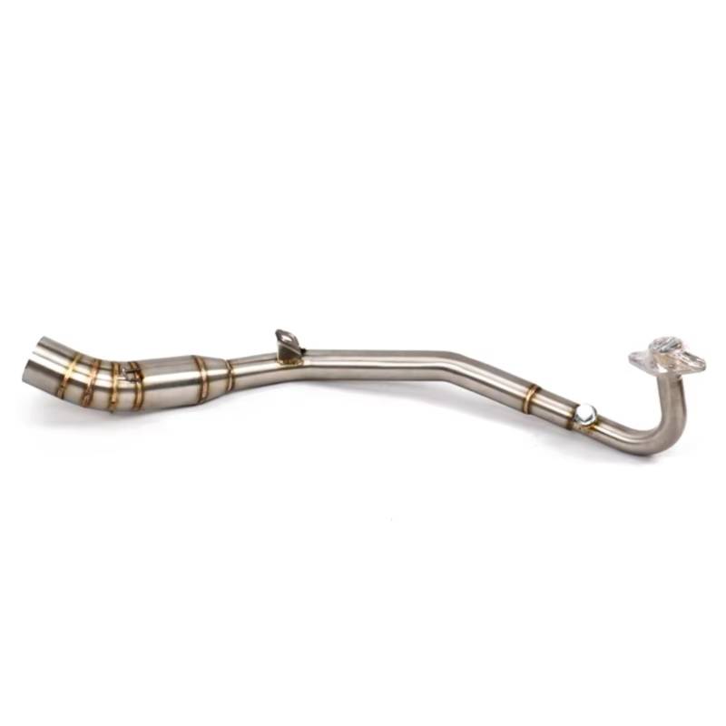 SAQIYEU Motorrad Slip-On Auspuff Für Z125 Motorradsystem Auspuff Für Escape Modify Front Middle Link Pipe Schalldämpfer Motorrad Auspuffrohr Link Für Connect von SAQIYEU