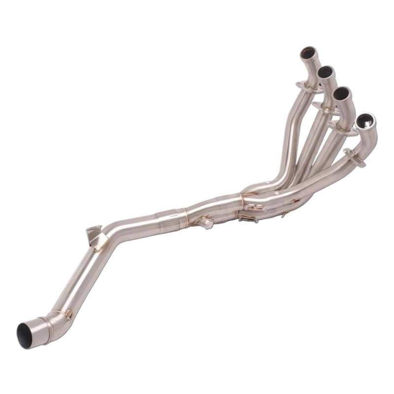 SAQIYEU Motorrad Slip-On Auspuff Für Z900 2017 2018 2019 2020 2021 2022 2023 Motorradauspuff Für Fluchtsystem Ändern Front Mittelverbindungsrohr 51mm Schalldämpfer von SAQIYEU