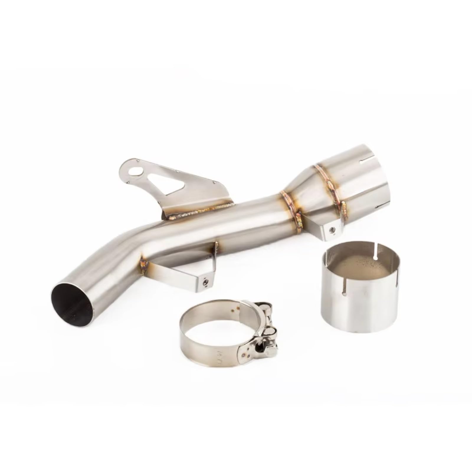 SAQIYEU Motorrad Slip-On Auspuff Für Z900 2020 Mittelrohr Rohr Auspuffrohrverbinder Motorradauspuff Schalldämpfer Für Fluchtverbindungsrohr Motorradauspuffverbindungsrohr(Mid Pipe-A Part) von SAQIYEU