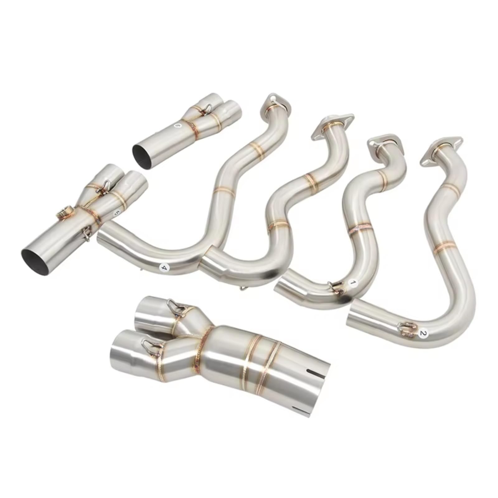 SAQIYEU Motorrad Slip-On Auspuff Für ZX6R 636 2009-2022 Slip-On Modify Schalldämpfer Front Link Pipe Motorradauspuff Für Escape Moto System Motorrad-Vollauspuffsystem SAQIYEU Motorrad Slip-On Auspuff Für ZX6R 636 2009-2022 Slip-On Modify Schalldämpfer Front Link Pipe Motorradauspuff Für Escape Moto System Motorrad-Vollauspuffsystem von SAQIYEU