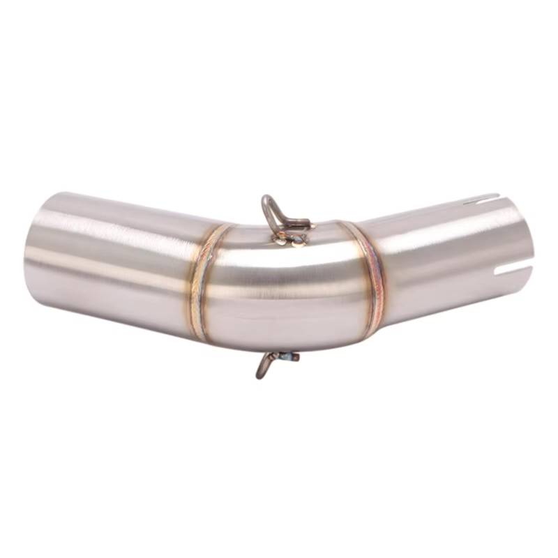 SAQIYEU Motorrad Slip-On Auspuff Kompatibel Mit Suzuki Für DR250 Für DR300 Für HJ300 Motorradauspuff Fluchtsystem Modifizierter Schalldämpfer 51 Mm Mittelverbindungsrohr von SAQIYEU