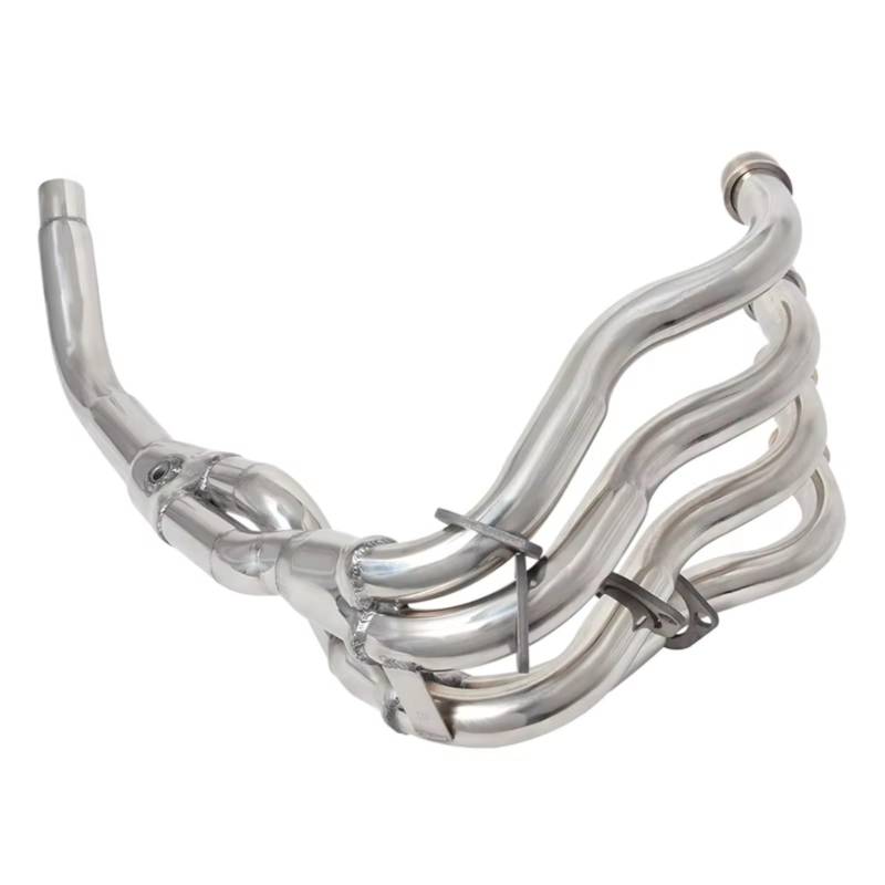 SAQIYEU Motorrad Slip-On Auspuff Kompatibel Mit Suzuki Für Gsxr600 750 2011-2021 Motorradauspuff Del Catalyst Front Link Pipe Modify Für Escape Moto von SAQIYEU