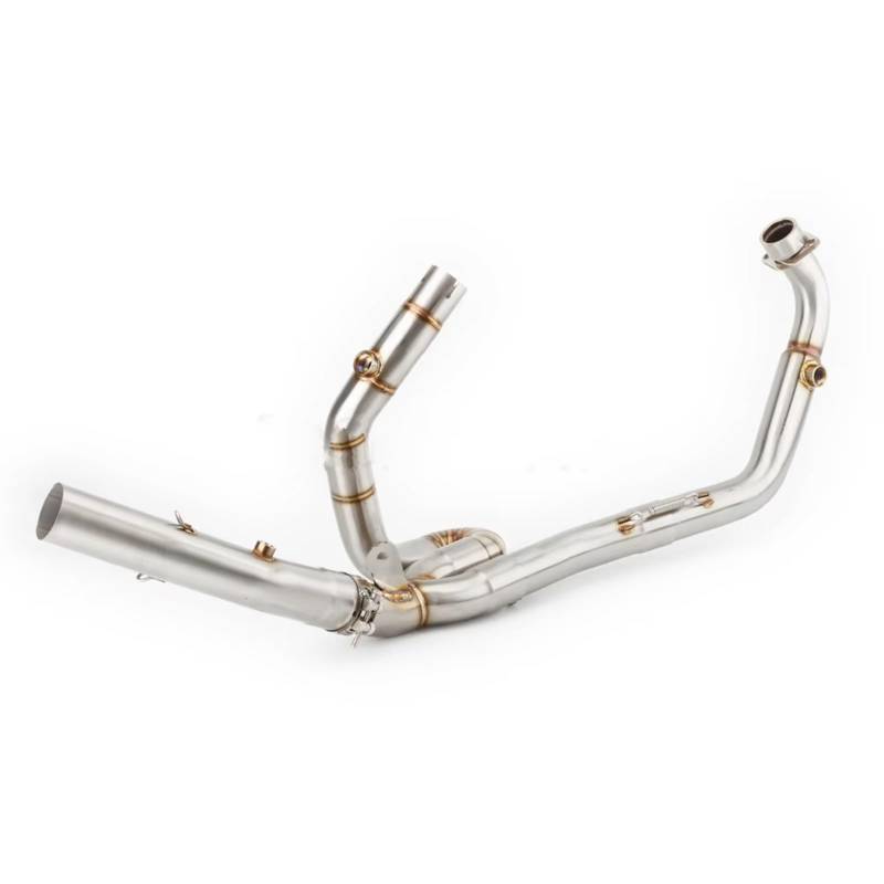 SAQIYEU Motorrad Slip-On Auspuff Kompatibel Mit Suzuki Für SV650 2003-2015 Für Escape Slip-on Motorrad Auspuff Schalldämpfer Header Link Pipe 51mm Motorrad Auspuff Link Pipe von SAQIYEU