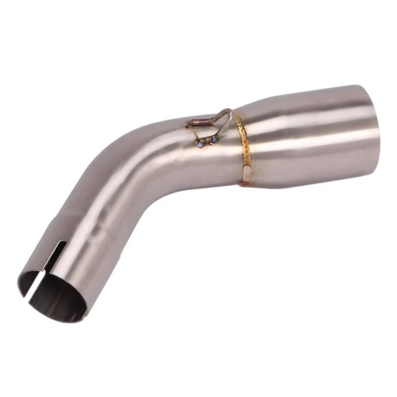 SAQIYEU Motorrad Slip-On Auspuff Kompatibel Mit Suzuki Für SV650 Für SV650X Für SV650S 2003-2022 Motorradauspuff Für Escape Modified Mid Link Pipe Connecting 51mm Schalldämpfer(Size1) von SAQIYEU