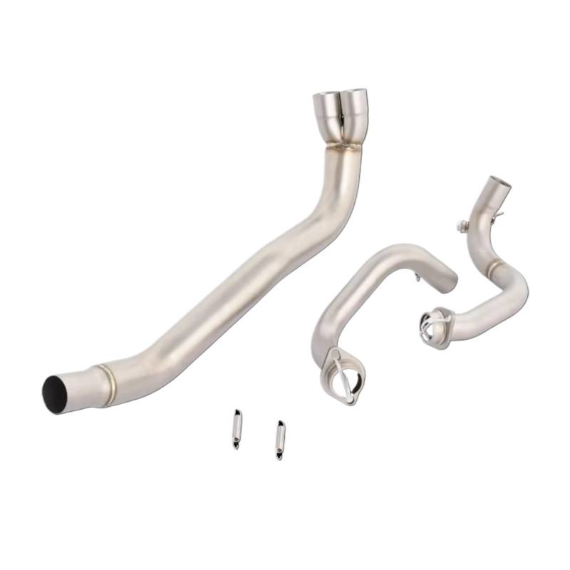 SAQIYEU Motorrad Slip-On Auspuff Kompatibel Mit Yamaha Für Tenere700 2019 Für Tenere700 Für Rally Für Edition 2020-2024 Motorradauspuff Für Escape System Link Pipe Schalldämpfer von SAQIYEU