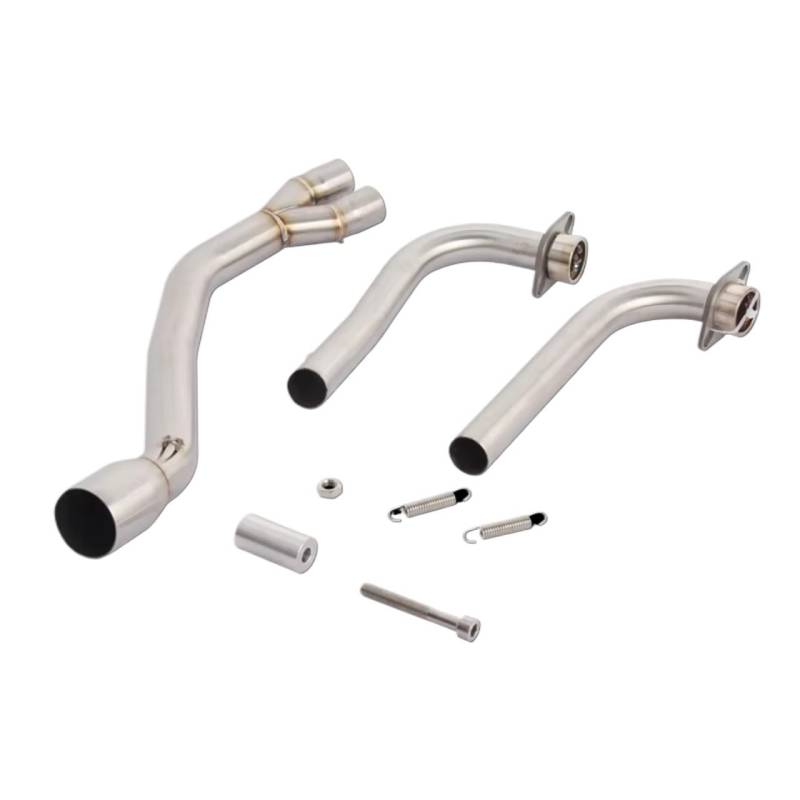 SAQIYEU Motorrad Slip-On Auspuff Kompatibel Mit Yamaha Für Tmax500 2001 2002 2003 2004 2005 2006 2007 Motorradauspuff Für Fluchtsysteme Front Link Pipe Connection Schalldämpfer von SAQIYEU