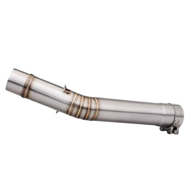 SAQIYEU Motorrad Slip-On Auspuff Kompatibel Mit Yamaha Für YZF-R6 1998-2005 Motorradauspuff Für Escape Modified Mid Link Pipe Moto Schalldämpfer Für Connect von SAQIYEU