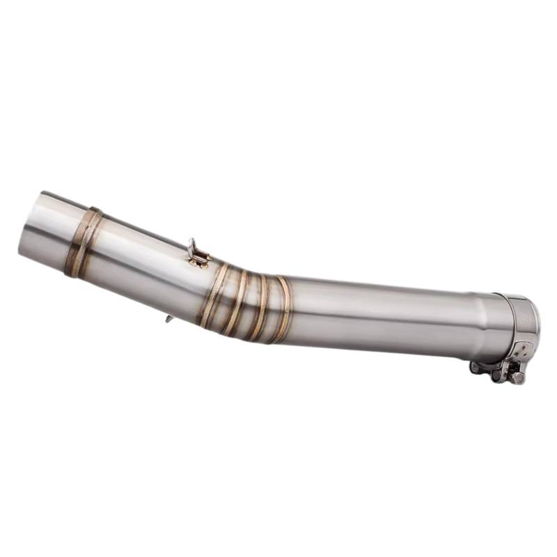 SAQIYEU Motorrad Slip-On Auspuff Kompatibel Mit Yamaha Für YZF-R6 1998-2005 Motorradauspuff Für Escape Modified Mid Link Pipe Moto Schalldämpfer Für Connect von SAQIYEU