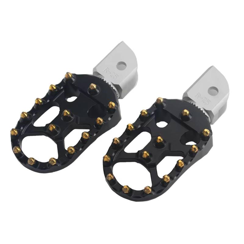 SAQIYEU Motorrad Vorderfußstütze Für R1300GS 2023 2024 2025 Motorrad Fußrasten Fußstützen Zubehör Einstellbare Motorrad Fußstütze Universal Motorrad Fußstütze(Silver,Size1) von SAQIYEU