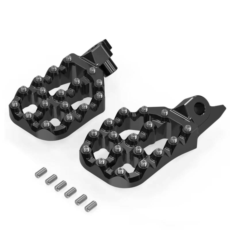 SAQIYEU Motorrad Vorderfußstütze Kompatibel Mit YZ250F Für YZ450F Für YZ450FX Für WR450F 2023 2024 Motorrad Breite Fußstütze Halterung Motorrad Fußstütze Zubehör von SAQIYEU