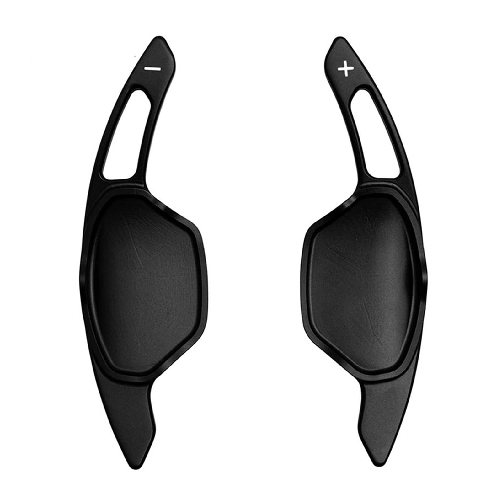 SAQIYEU Paddle Shift Verlängerung Kompatibel Mit Cadillac Für XTS 2013 2014 2015 2016 2017 2018 2019 2020. Aluminiumlegierung Auto Lenkrad Schaltwippe Auto Innenmodifikationen 2PC(Black) von SAQIYEU