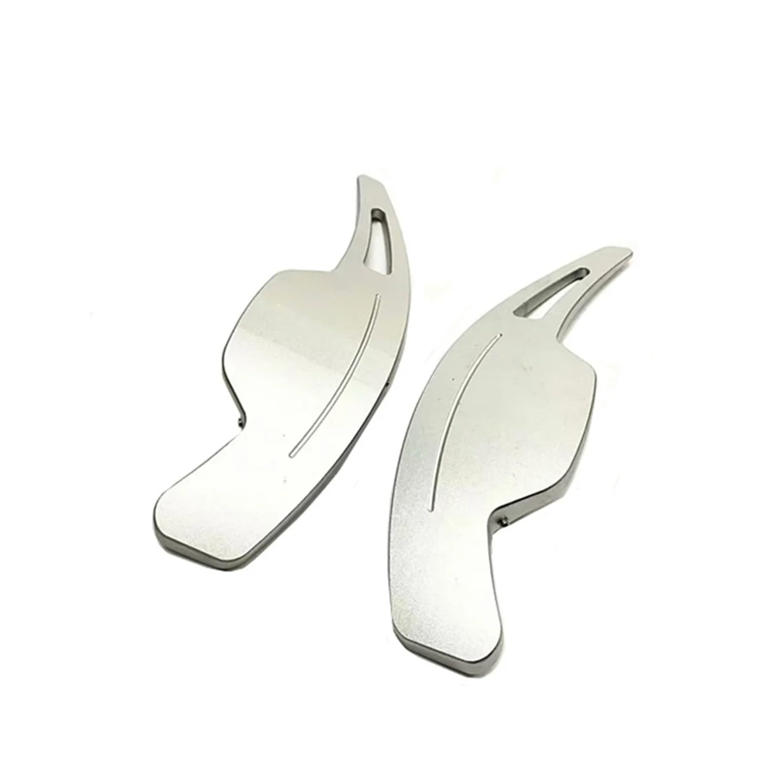 SAQIYEU Paddle Shift Verlängerung Kompatibel Mit Cadillac Für XTS 2013 2014 2015 2016 2017 2018 Autozubehör Aluminiumrad Lenkgetriebe Schaltwippen Schaltwippenverlängerung(Silver) von SAQIYEU