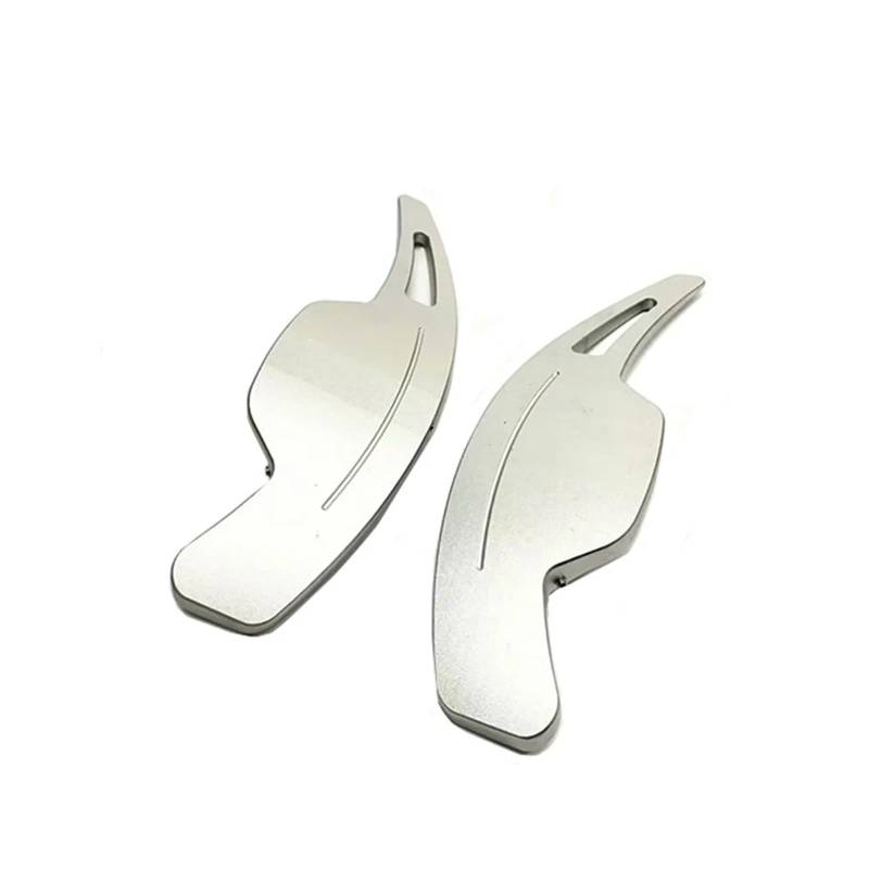 SAQIYEU Paddle Shift Verlängerung Kompatibel Mit Cadillac Für XTS 2013 2014 2015 2016 2017 2018 Autozubehör Aluminiumrad Lenkgetriebe Schaltwippen Schaltwippenverlängerung(Silver) von SAQIYEU
