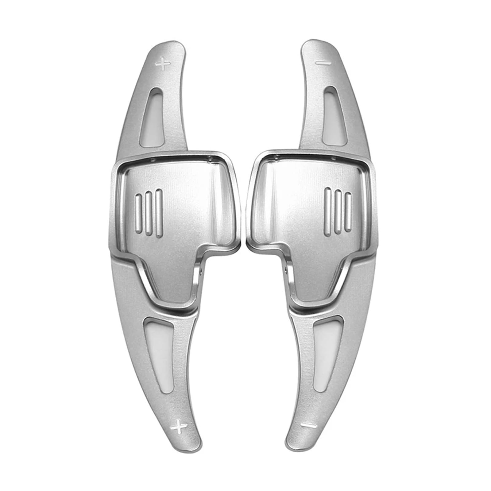 SAQIYEU Paddle Shift Verlängerung Kompatibel Mit Ford Für Focus 2015 2016 2017 Für Escape Für Kuga 2017 2018 2019 Das Lenkrad-Schaltpaddel-Schalthebel-Autozubehör(Silver) von SAQIYEU