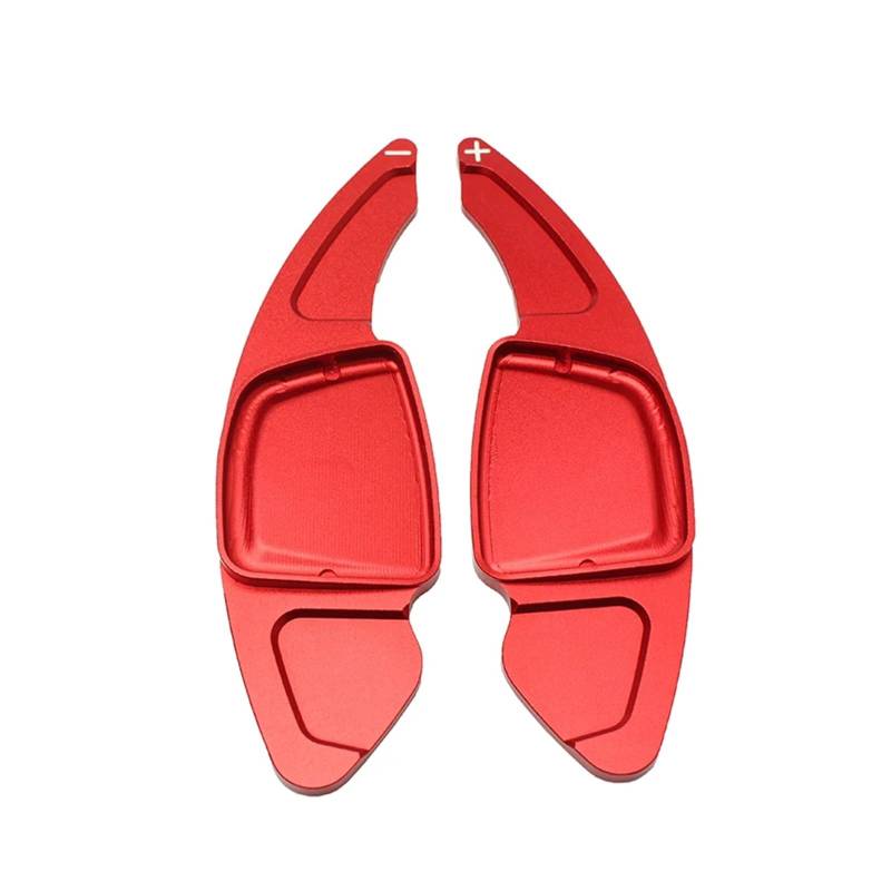 SAQIYEU Paddle Shift Verlängerung Kompatibel Mit Für A3 8Y A4 A5 2020 2021 Auto-Schaltwippen Paddelverlängerung Lenkrad-Schaltwippen Und Verlängerung Dekoratives Zubehör(Red) von SAQIYEU
