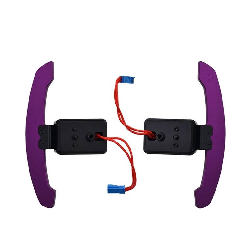 SAQIYEU Paddle Shift Verlängerung Kompatibel Mit Für Serie 3 5 6 7 G20 G30 G87 M2 M3 M4 F20 F30 F45, Magnetische Schaltwippe Aus Aluminiumlegierung Fürs Auto Lenkrad-Schaltwippen-Umrüstung(Purple) von SAQIYEU