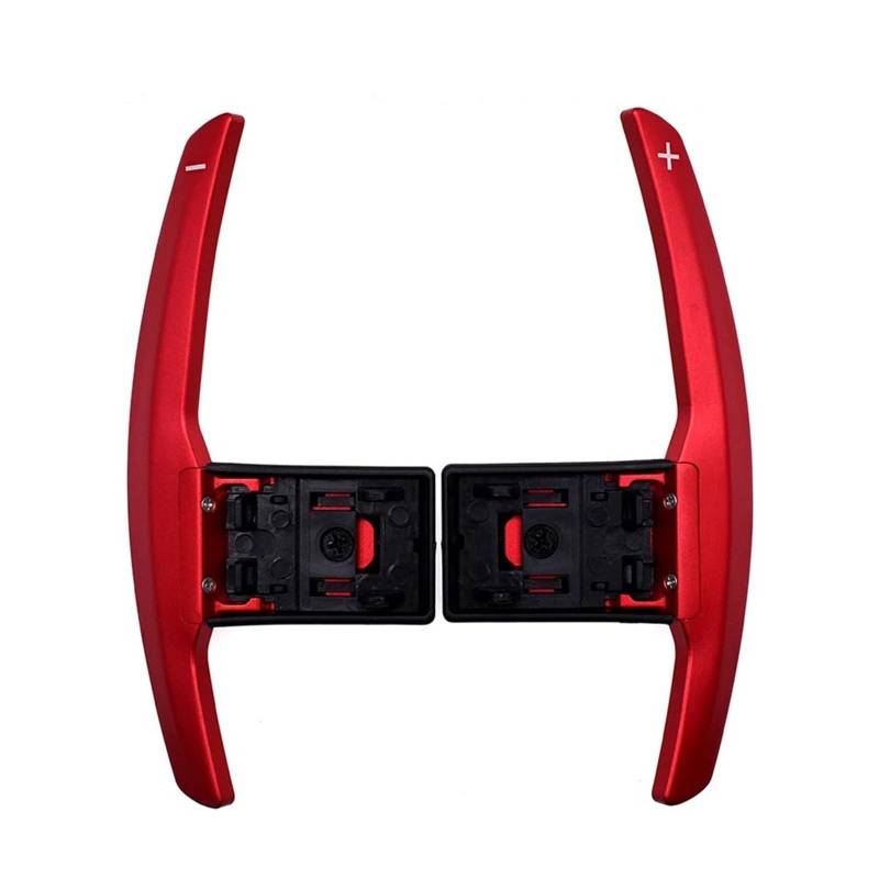 SAQIYEU Paddle Shift Verlängerung Kompatibel Mit Für X5 X6 2017 2018 I8 2016 2017 2018 Auto-Schaltwippen Aus Aluminiumlegierung Paddelverlängerung Lenkrad-Schaltwippe(Red) von SAQIYEU