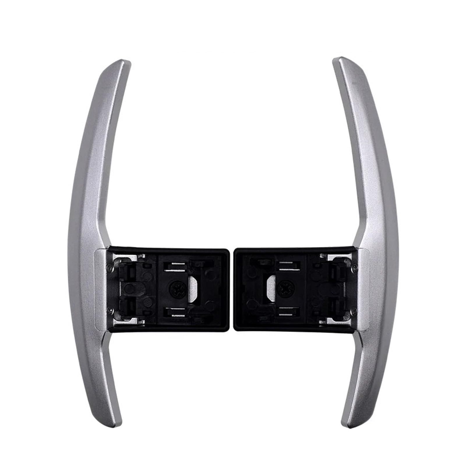 SAQIYEU Paddle Shift Verlängerung Kompatibel Mit Für X5 X6 2017 2018 I8 2016 2017 2018 Auto-Schaltwippen Aus Aluminiumlegierung Paddelverlängerung Lenkrad-Schaltwippe(Silver) von SAQIYEU
