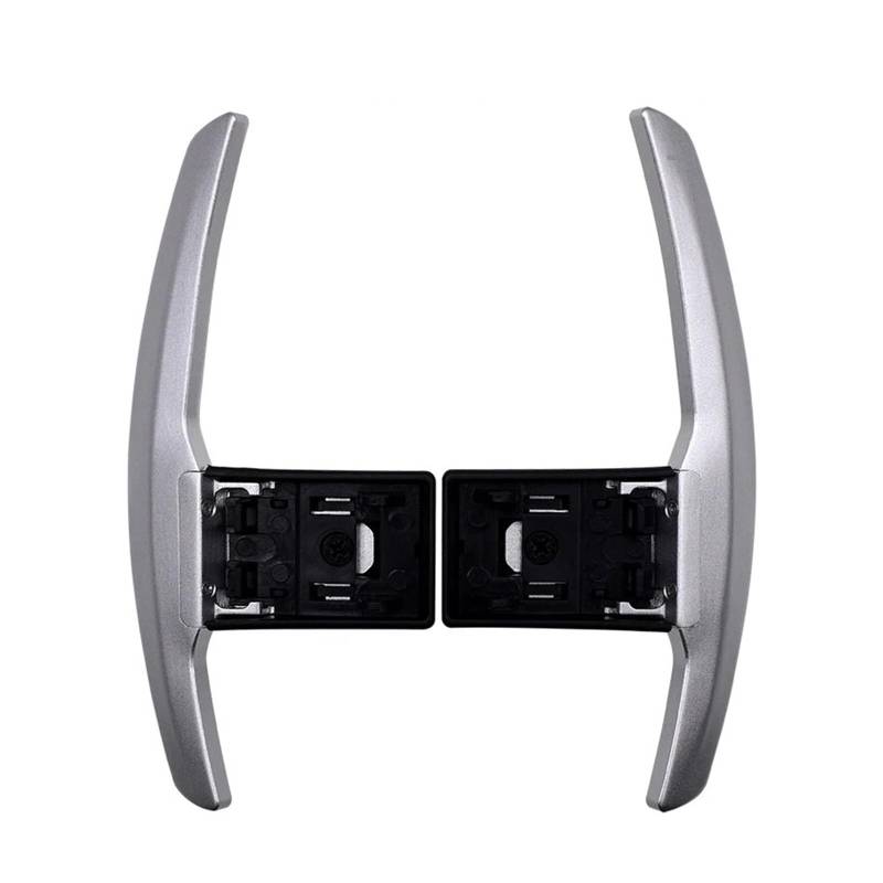 SAQIYEU Paddle Shift Verlängerung Kompatibel Mit Für X5 X6 2017 2018 I8 2016 2017 2018 Auto-Schaltwippen Aus Aluminiumlegierung Paddelverlängerung Lenkrad-Schaltwippe(Silver) von SAQIYEU