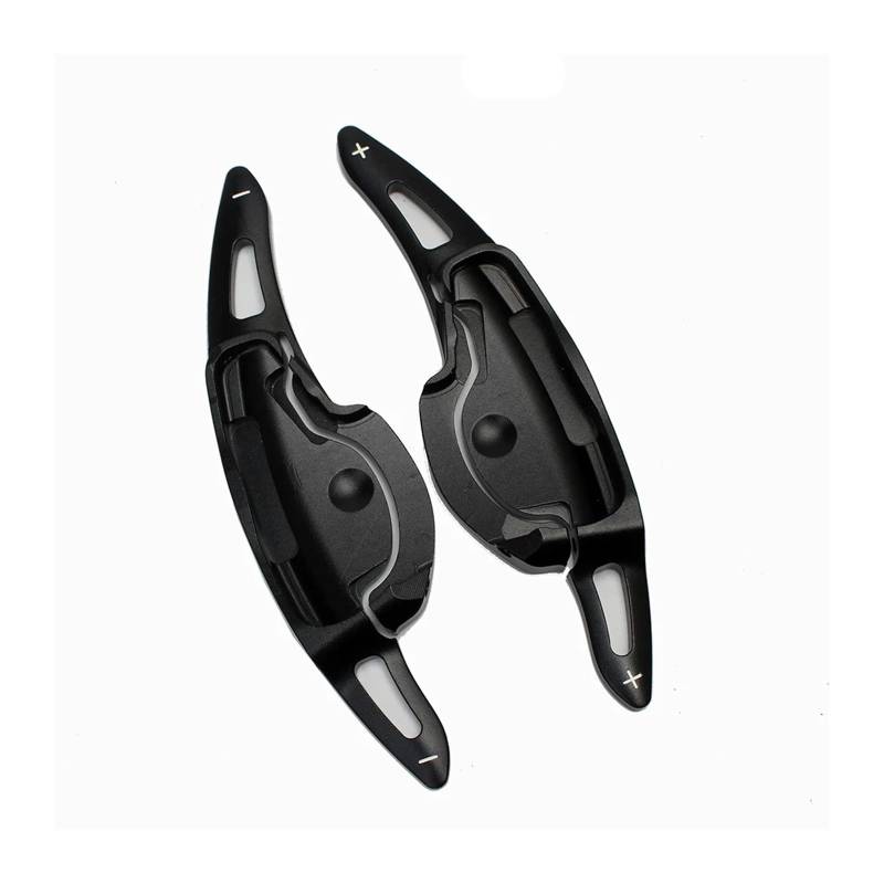 SAQIYEU Paddle Shift Verlängerung Kompatibel Mit Hyundai Für Lafesta 2019 2020 2021, Paar Auto-Schaltwippen, Lenkrad-Schaltwippe, Schaltverlängerung Aus Aluminiumlegierung, Autozubehör(Black) von SAQIYEU