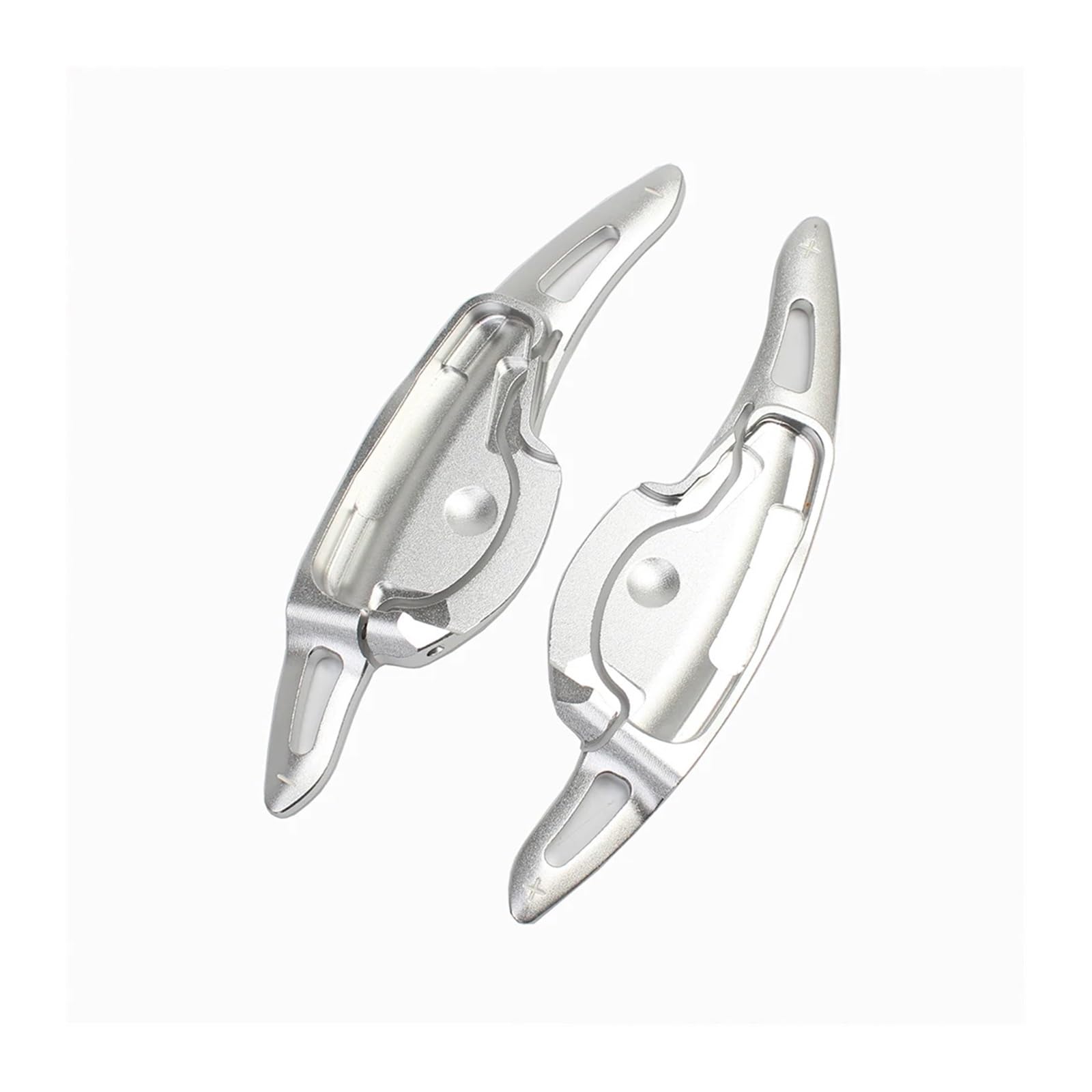 SAQIYEU Paddle Shift Verlängerung Kompatibel Mit Hyundai Für Lafesta 2019 2020 2021, Paar Auto-Schaltwippen, Lenkrad-Schaltwippe, Schaltverlängerung Aus Aluminiumlegierung, Autozubehör(Silver) von SAQIYEU