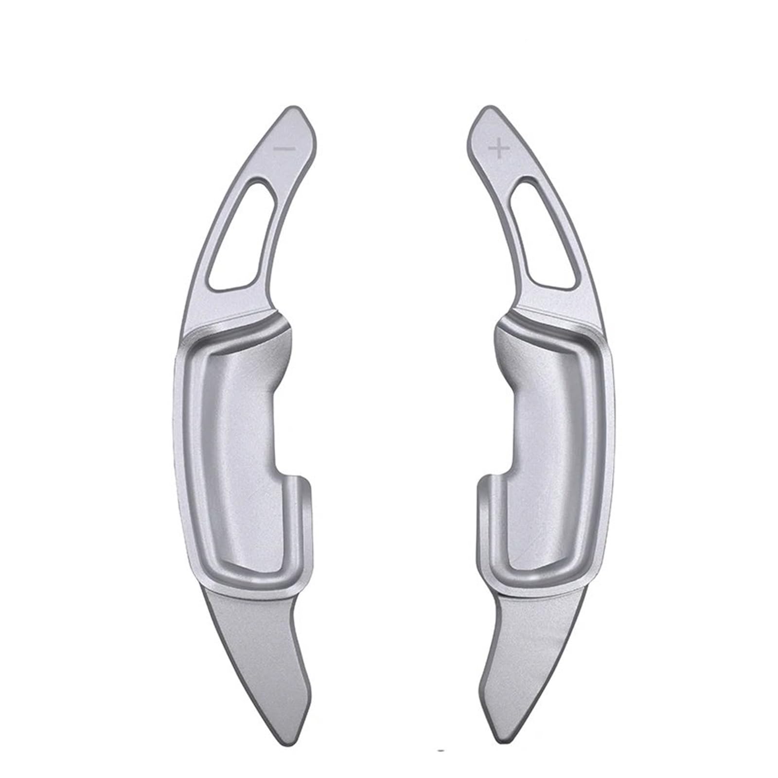 SAQIYEU Paddle Shift Verlängerung Kompatibel Mit Lexus Für is 2013–2017 Für NX 2015–2020 Für RC 2014–2018 Auto-Lenkrad-Schaltwippe Geschmiedete Aluminiumlegierung Schaltverlängerungen(Silver) von SAQIYEU