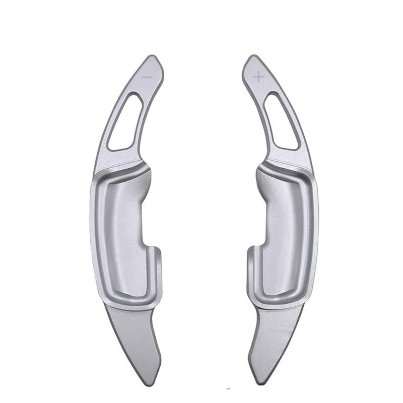 SAQIYEU Paddle Shift Verlängerung Kompatibel Mit Lexus Für is 2013–2017 Für NX 2015–2020 Für RC 2014–2018 Auto-Lenkrad-Schaltwippe Geschmiedete Aluminiumlegierung Schaltverlängerungen(Silver) von SAQIYEU
